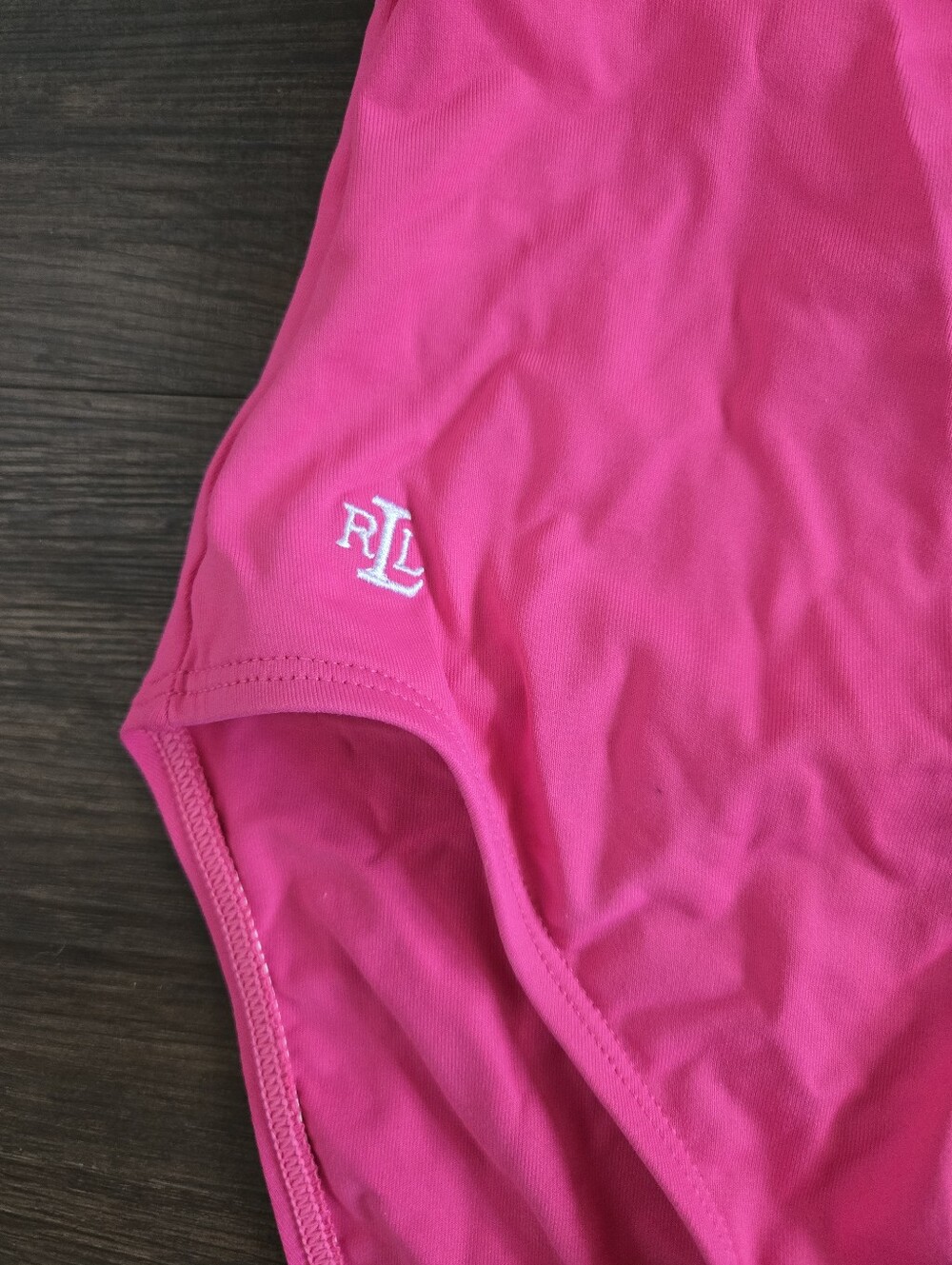 Vintage 90s Ralph Lauren One Piece Ruffle Swimsuit And Matching Sarong Set - Picture 4 of 11